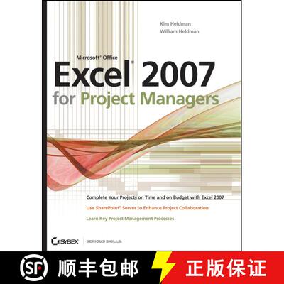 【3-4周达】Microsoft Office Excel 2007 For Project Managers [Wiley计算机] [9780470047170]
