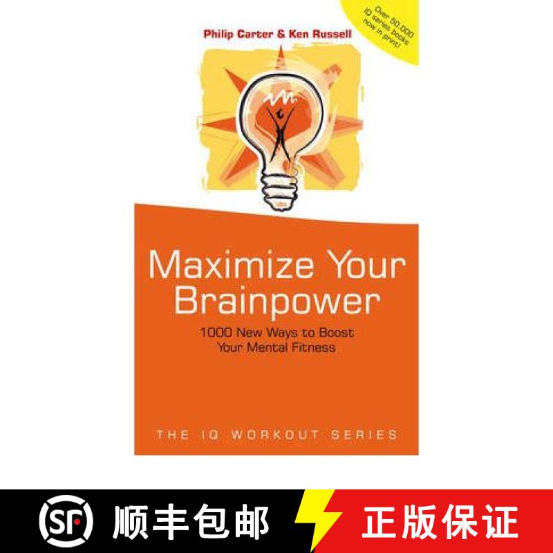 【3-4周达】Maximize Your Brainpower - 1000 New Ways To Boost Your Mental Fitness [Wiley自助类] [9780470847169]