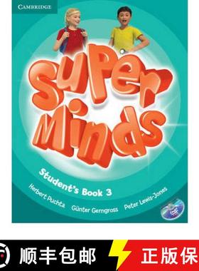 预订 Super Minds Level 3 Student's Book with DVD-ROM [With DVD ROM] [9780521221689]