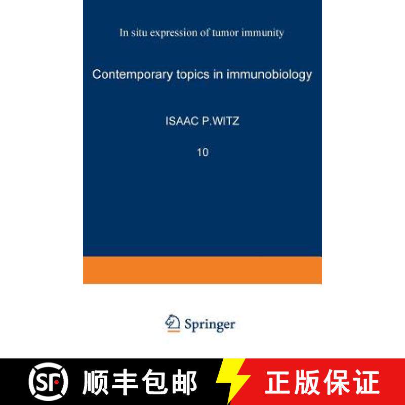 【3-4周达】In Situ Expression of Tumor Immunity [9781468436792]