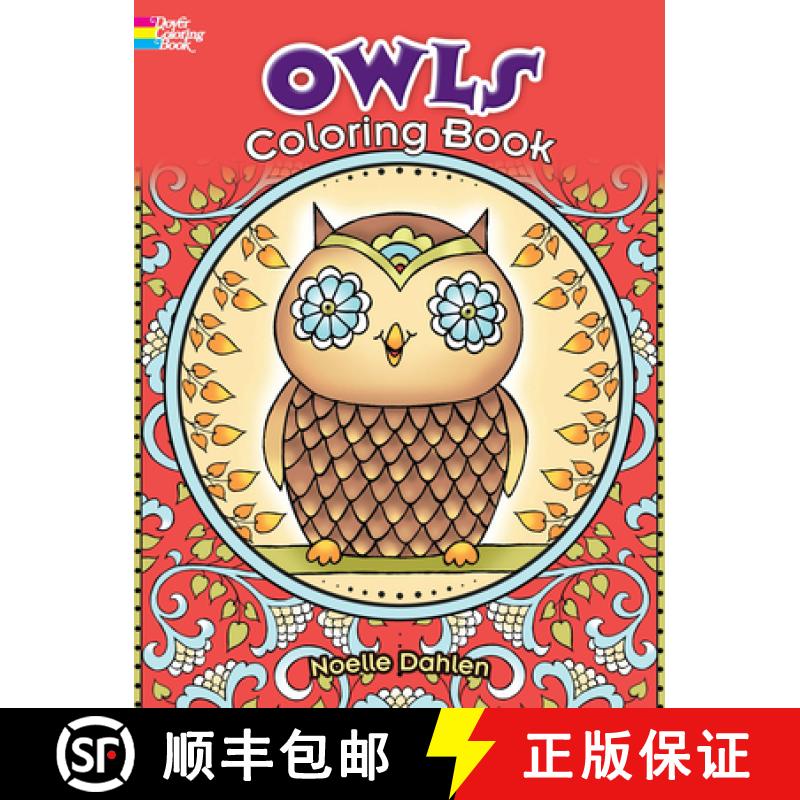 预订 Owls Coloring Book [9780486780337]