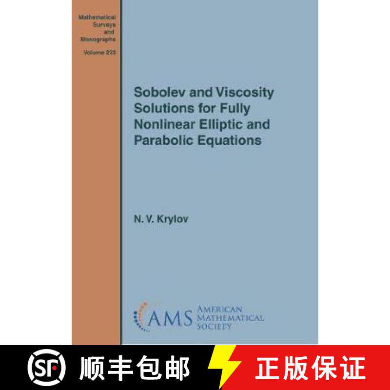 【3-4周达】Sobolev and Viscosity Solutions for Fully Nonlinear Elliptic and Parabolic Equations [9781470447403]