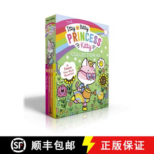 【3-4周达】The Itty Bitty Princess Kitty Collection #3 (Boxed Set): Tea for Two; Flower Power; The Fr... [9781665933667]
