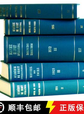 预订 Recueil Des Cours de l'Academie de Droit International de la Haye: Collected Courses of the Hagu... [9789028606005]