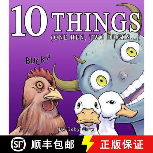 【3-4周达】10 Things: (One Hen, Two Ducks...) [9781733734707]
