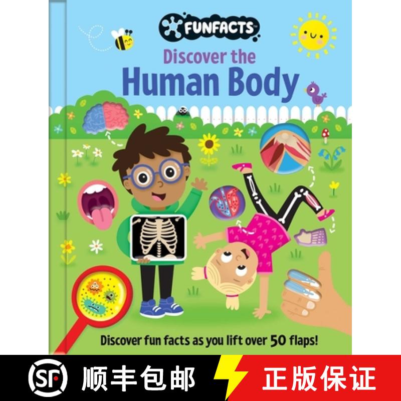 预订 Discover the Human Body: Lift-The-Flap Book: Board Book with Over 50 Flaps to Lift! [9780655234159]