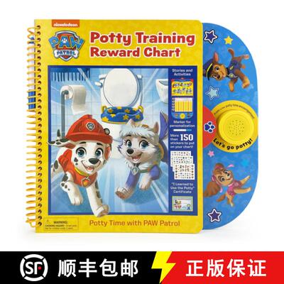【3-4周达】精装 Paw Patrol Potty Training Reward Chart [9781646389902]