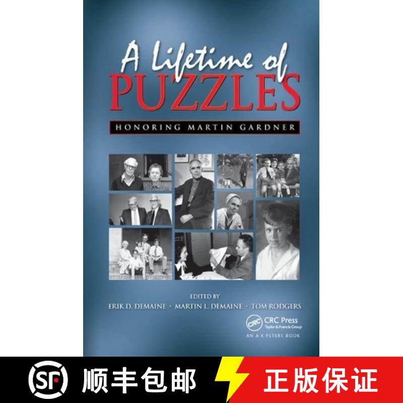 【3-4周达】A Lifetime of Puzzles: A Collection of Puzzles in Honor of Martin Gardner's 90th Birthday [9780367386566]