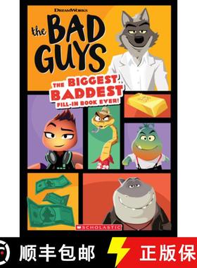 Bad Guys Movie: The Biggest, Baddest Fill-In Book Ever! [9781338745702]