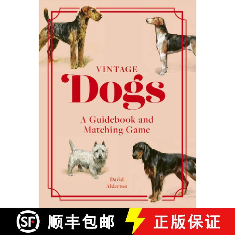 【3-4周达】Vintage Dogs: A Guidebook and Matching Game [9781958417829]