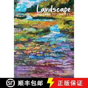 paintings Techniques 9780578925653 Collage Landscape Impressionistic step collage 4周达