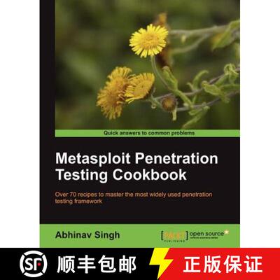 预订 Metasploit Penetration Testing Cookbook [9781849517423]