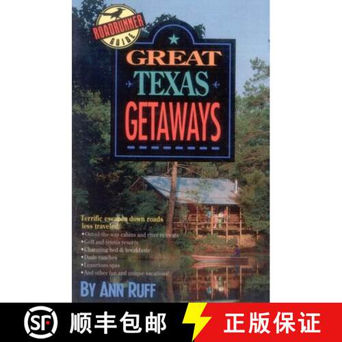 【3-4周达】Great Texas Getaways: A Roadrunner Guide [9780878336579]