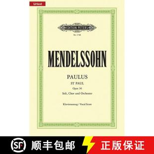 and Choir Ger Paulus Vocal For Soli Op. 9790014007652 Eng St. 4周达 Satbb Paul Orchestra Score