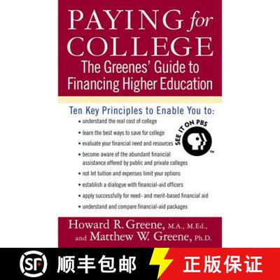 【3-4周达】Paying for College: The Greenes' Guide to Financing Higher Education [9780312333379]