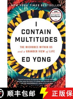 【3-4周达】I Contain Multitudes: The Microbes Within Us and a Grander View of Life [9780062368591]