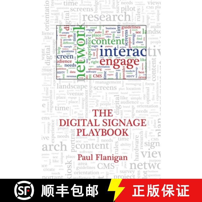 【2-3周达】The Digital Signage Playbook [9781329536111]