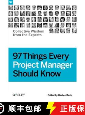 预订 97 Things Every Project Manager Should Know: Collective Wisdom from the Experts [9780596804169]