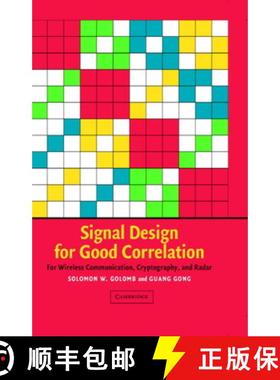 【3-4周达】Signal Design for Good Correlation: For Wireless Communication, Cryptography, and Radar [9780521821049]