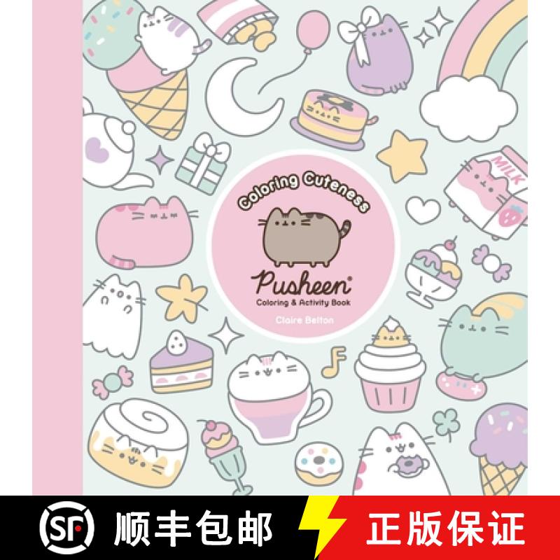 Coloring Cuteness: A Pusheen Coloring & Activity Book [9781668047880]