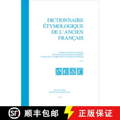 【3-4周达】Dictionnaire etymologique de l'ancien francais (DEAF) A - Z Dictionnaire etymologique de l... [9783110698657]