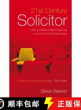 预订 21st Century Solicitor: How to Make a Real Impact as a Junior Commercial Lawyer [9781841133553]