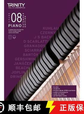 【3-4周达】Trinity College London Piano Exam Pieces Plus Exercises From 2021: Grade 8 - Extended Edition [9780857369369]