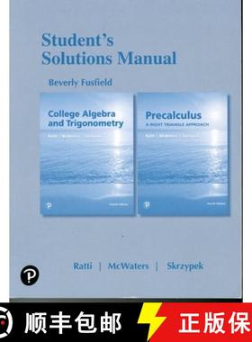 【3-4周达】Student's Solutions Manual for College Algebra and Trigonometry and Precalculus: A Right T... [9780134699073]