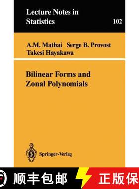 【3-4周达】Bilinear Forms and Zonal Polynomials [9780387945224]