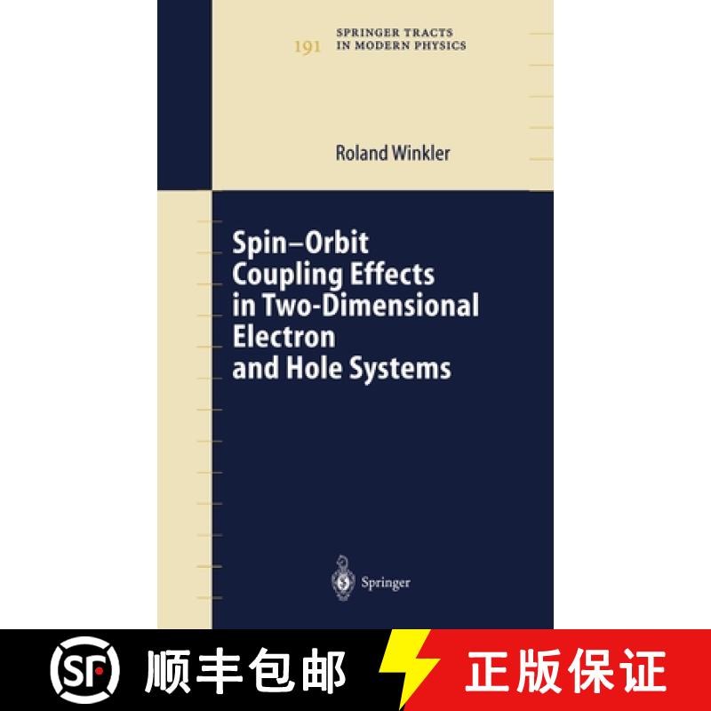 【3-4周达】Spin-Orbit Coupling Effects in Two-Dimensional Electron and Hole Systems [9783540011873]