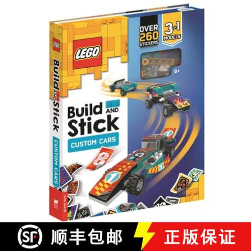 精装 LEGO (R) Build and Stick: Custom Cars (Includes LEGO (R) bricks, book and over 260 stickers) [9781780558141]
