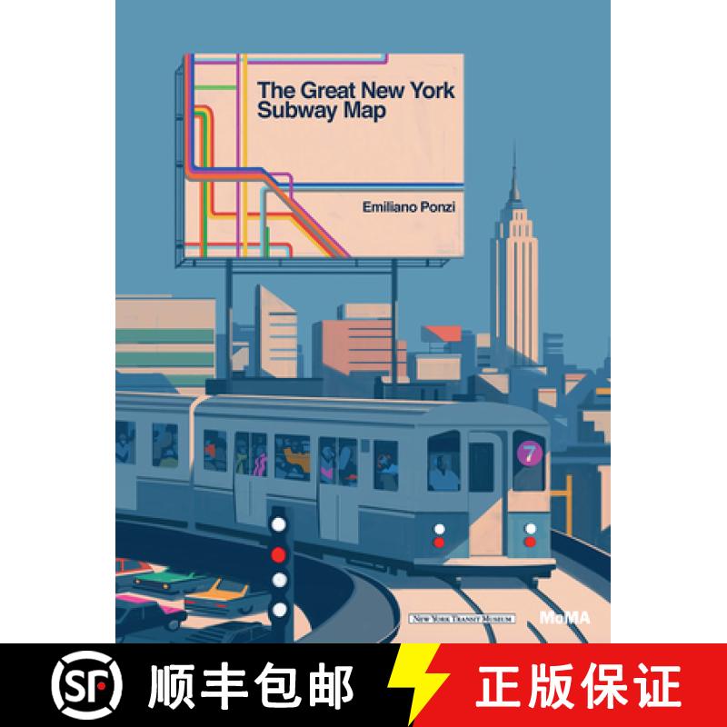 【3-4周达】The Great New York Subway Map [9781633450257]