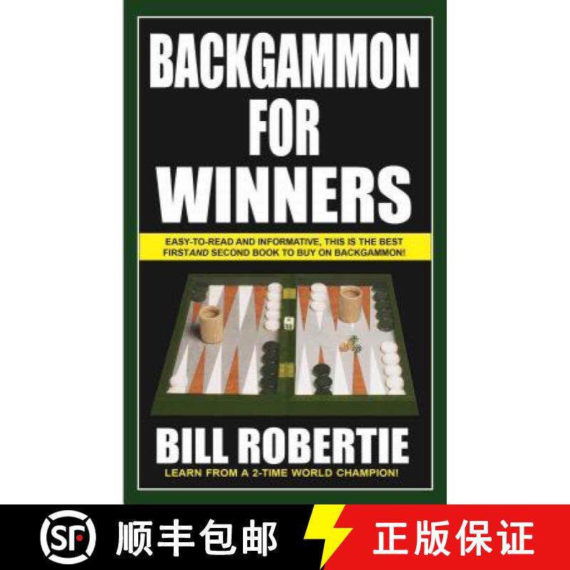【3-4周达】Backgammon for Winners: Volume 1 [9781580423434]
