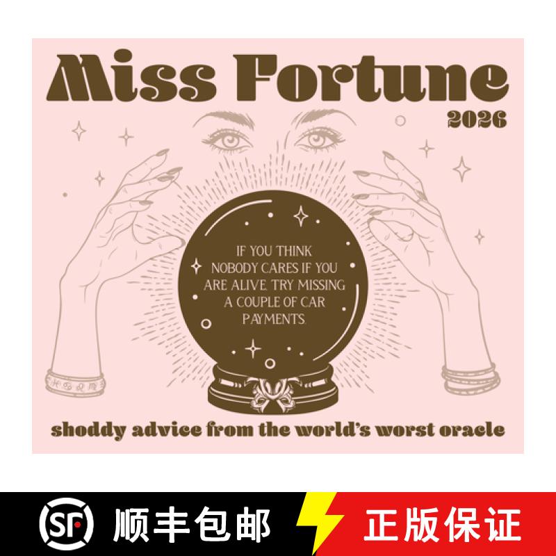 【2-3周达】Miss Fortune: Slightly Psychic, Mostly Clueless 2026 5.4 X 6.2 Box Calendar [9781549257018]