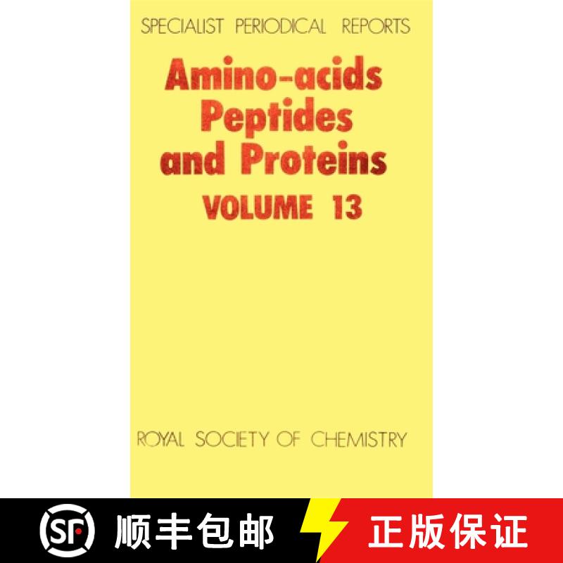 【3-4周达】Amino Acids, Peptides and Proteins : Volume 13 [9780851861142]