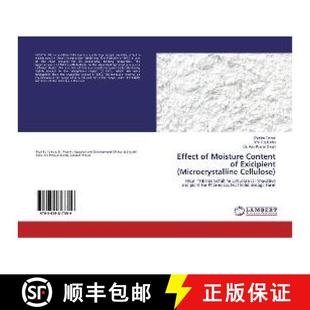 預訂 Exicipient 9783659817359 Content Cellulose Moisture Effect Microcrystalline
