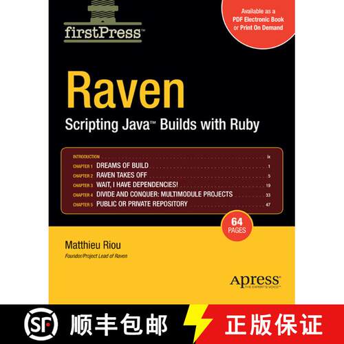 【3-4周达】Raven : Scripting Java Builds with Ruby (1st ed.) [9781590598757]