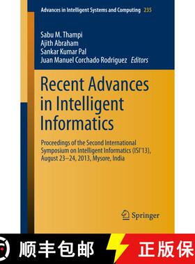 【3-4周达】Recent Advances in Intelligent Informatics: Proceedings of the Second International Sympos... [9783319017778]