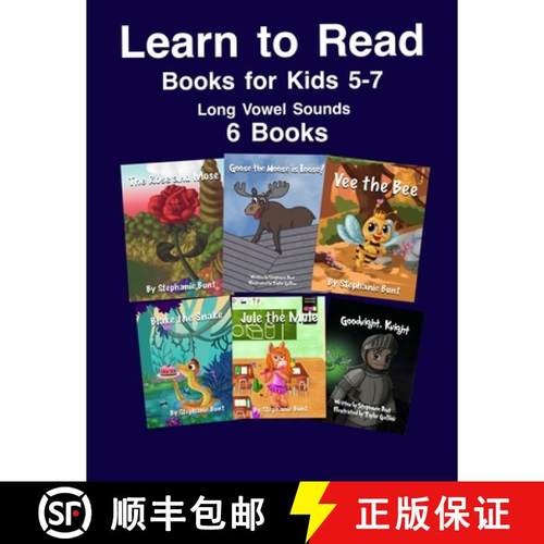 【3-4周达】Learn to Read Books for Kids 5-7: Decodable Words [9781948863544]