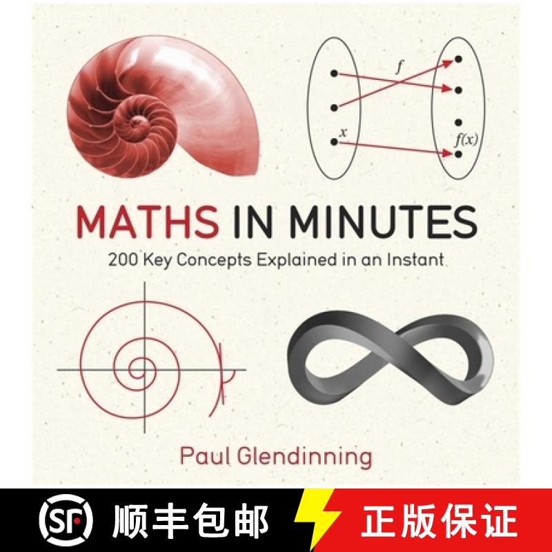 【3-4周达】Maths in Minutes: 200 Key Concepts Explained In An Instant [9781780873695]