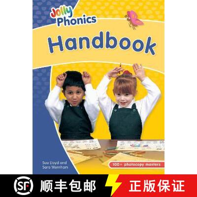 【3-4周达】Jolly Phonics Handbook: in Precursive Letters (British English edition) [9781844148424]