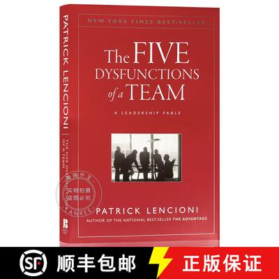 现货 团队协作的五大障碍 The Five Dysfunctions Of A Team: A Leadership Fable [Wiley经管] [9780787960759]