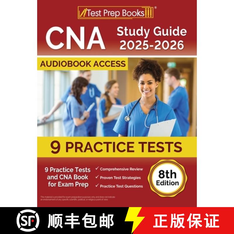 【2-3周达】CNA Study Guide 2025-2026: 9 Practice Tests and CNA Book for Exam Prep [8th Edition] [9781637757833]