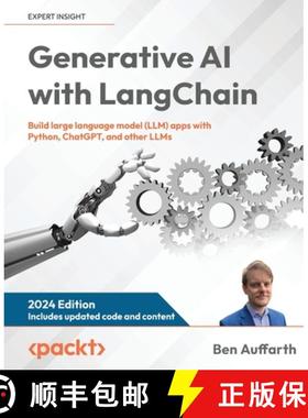 【3-4周达】Generative AI with LangChain: Build large language model (LLM) apps with Python, ChatGPT, ... [9781835083468]