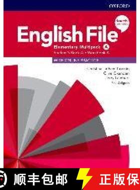 【3-4周达】English File: Elementary: Student's Book/Workbook Multi-Pack A [9780194031493]