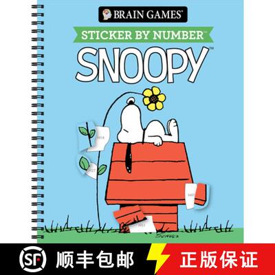【3-4周达】Brain Games - Sticker by Number: Snoopy (Officially Licensed Peanuts Product) [9798897460120]
