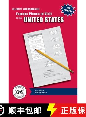 【3-4周达】Celebrity Word Scramble Famous Places to Visit in the United States [9798990963078]