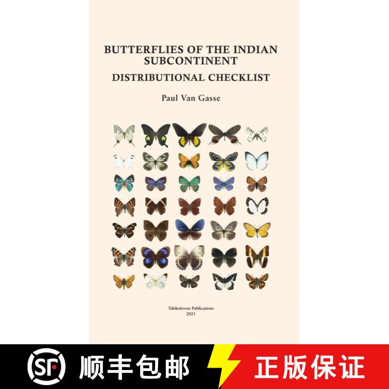 【3-4周达】Butterflies of the Indian Subcontinent [9788090708945]