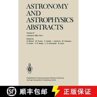 Part 9783662123362 Astronomy Abstracts Literature Astrophysics 3周达 and 1982