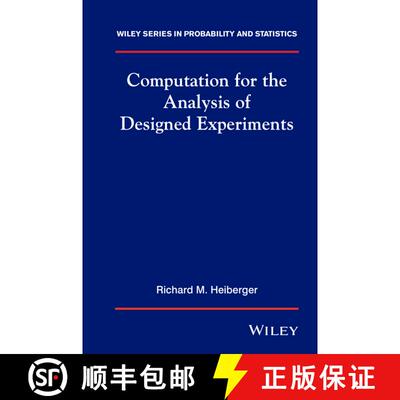 【3-4周达】精装 Computation For The Analysis Of Designed Experiments [Wiley统计学] [9780471827351]